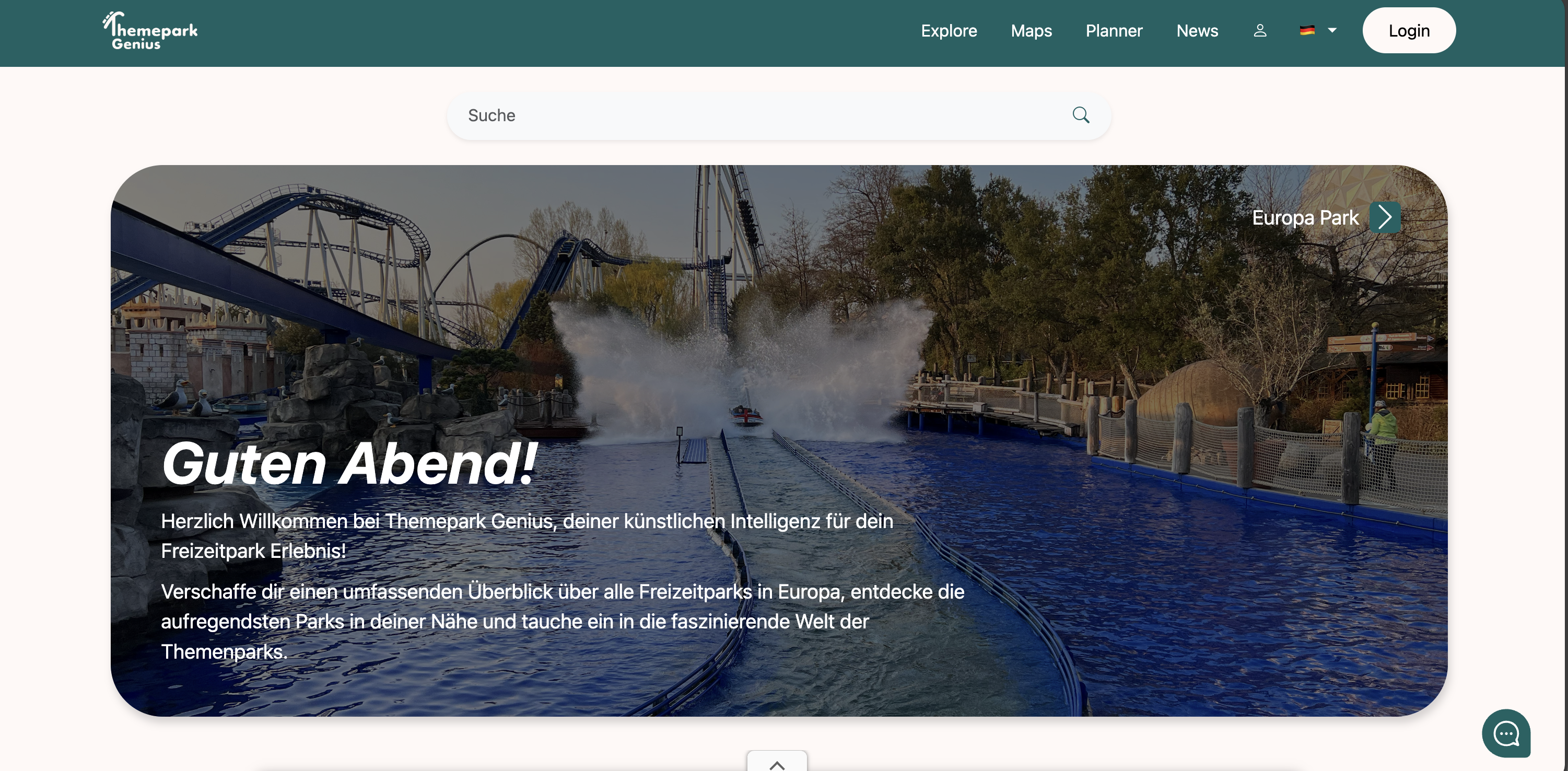 Themepark Genius — KI-gestützte Besucherplanung für Freizeitparks